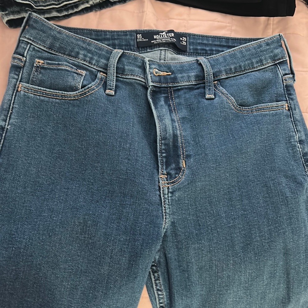 High rise vintage jeans flared size 9 short